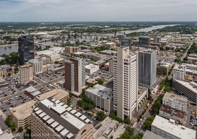 Looking north from the Simmons bldg  Little Rock, Arkansas